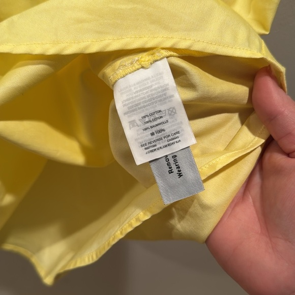 NWT J.Crew Yellow Halter Neck Women's Top 00 - Picture 4 of 6